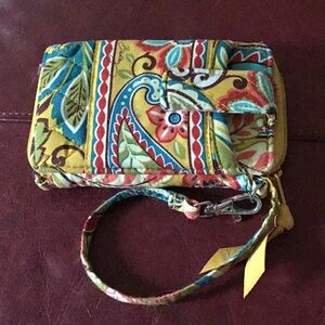Vera Bradley Yellow wristlet